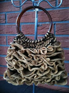 Finished Salsa Ribbon Yarn Bag Finished Salsa Ribbon Yarn Bag