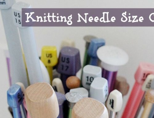 Knitting Needle Metric-US-UK Size Conversion Chart