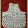 Christmas Apron Holly Design Back