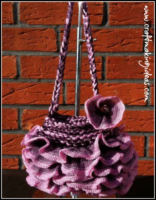 Hand Woven Ribbon/Yarn Handbag