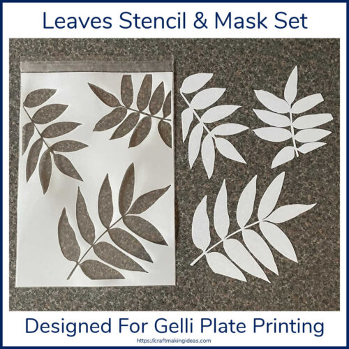 Leaves Stencil and Mask Set