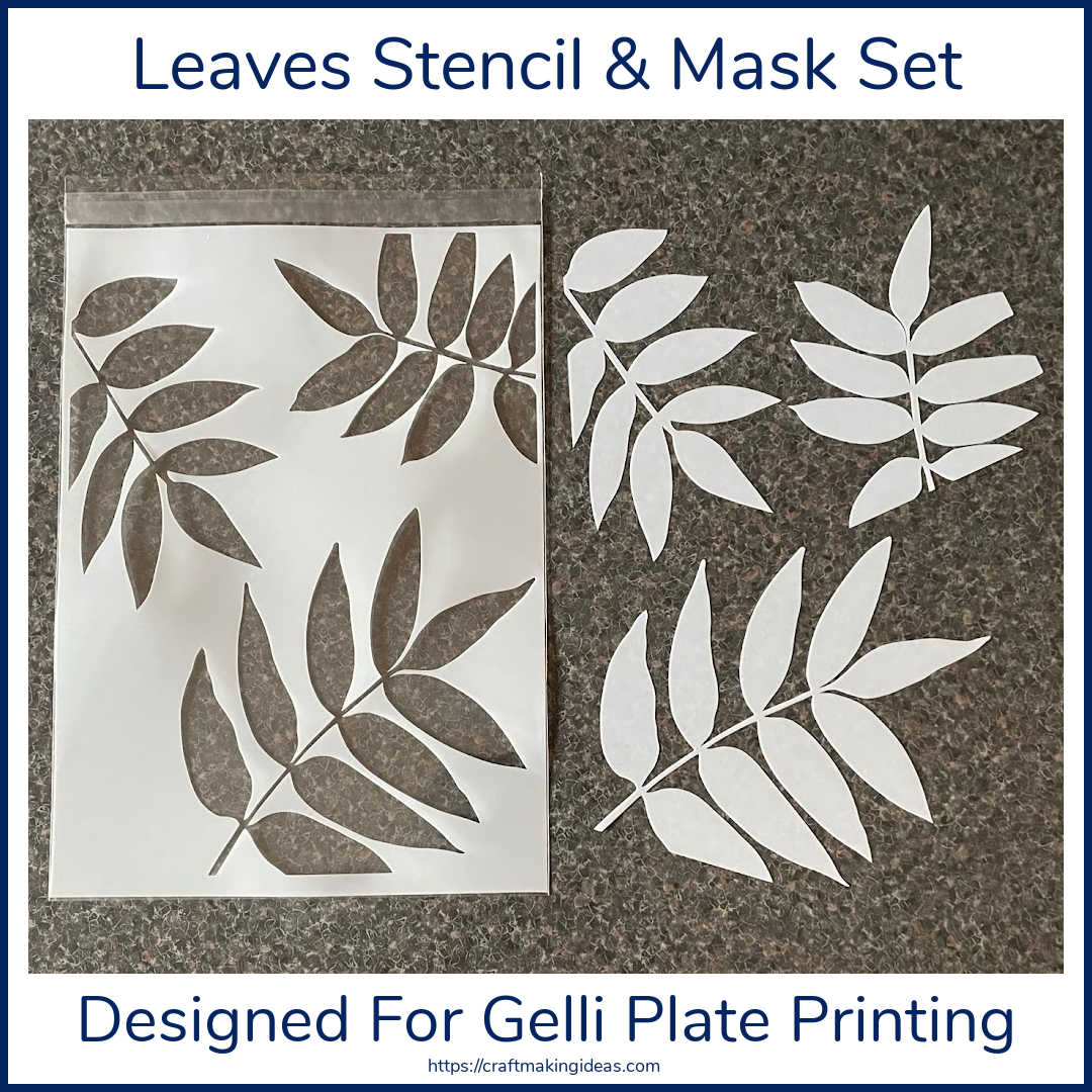 Heart Stencil Set for Gelli Plate Printing