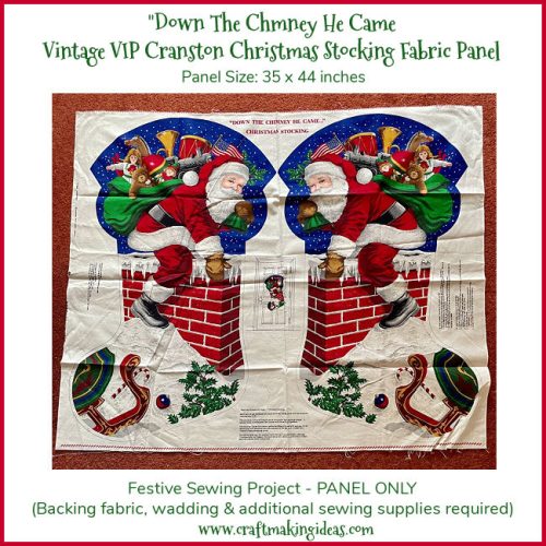 VIP Cranston Down The Chimney Fabric Panel