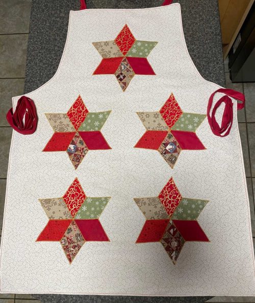 Adult Patchwork Christmas Apron