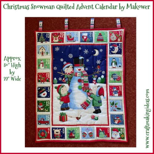 Christmas Snowman-Advent Calendar by Makower