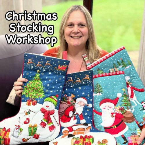 Angie Stewart - Quilted Christmas Stocking Making Workshop