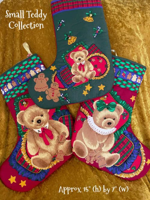 Teddy Collection Christmas Stockings